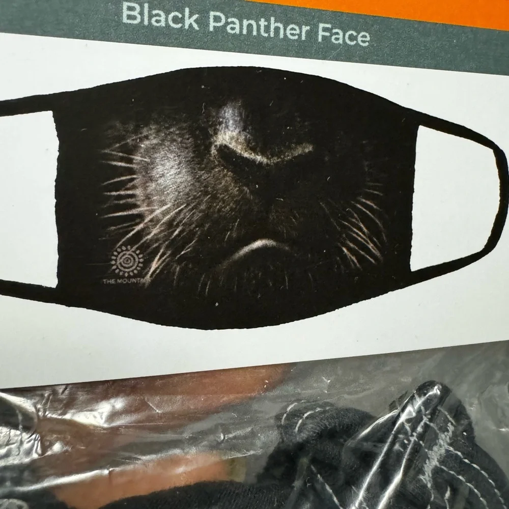 100% Cotton Black Panther Mask Halloween Party